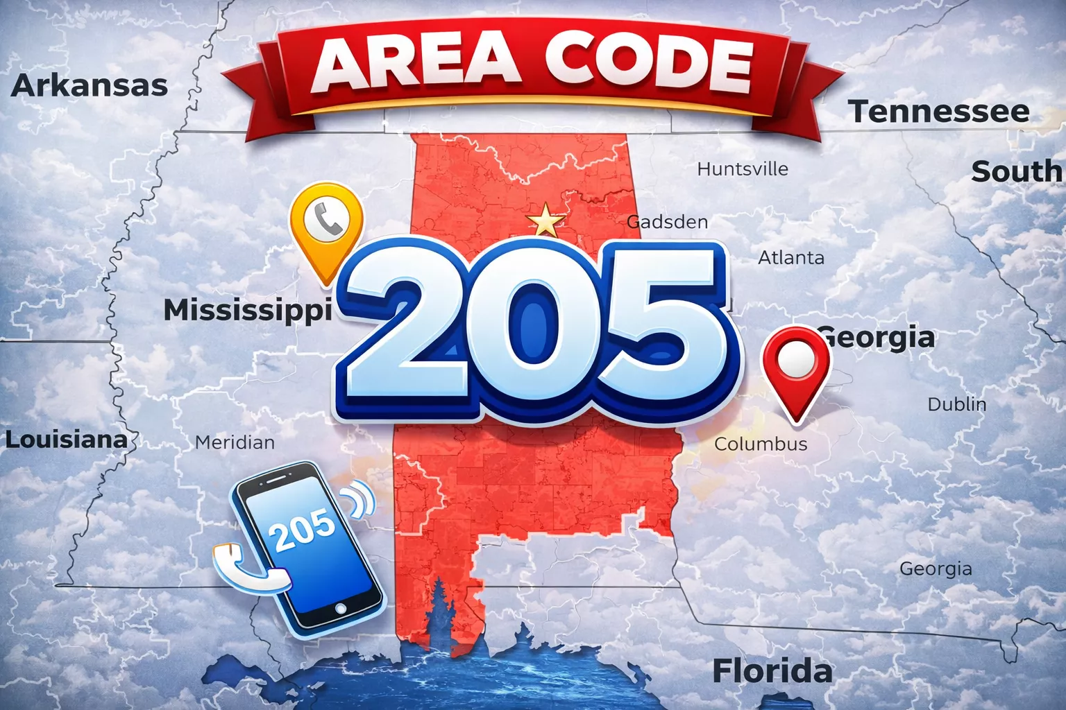 Area code 205