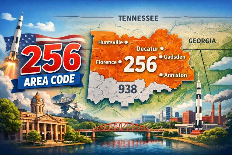 256 area code location