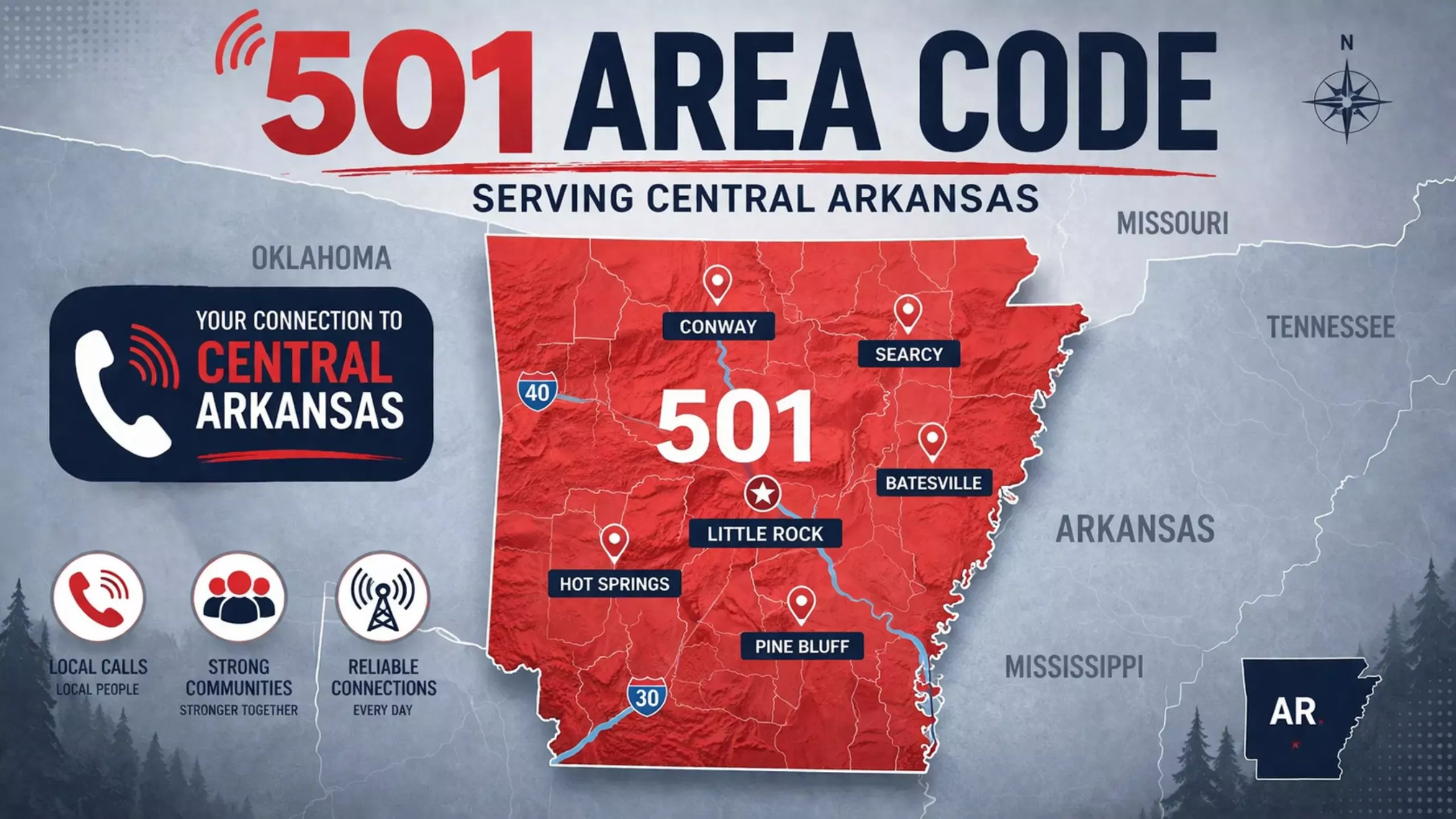 Area code 501