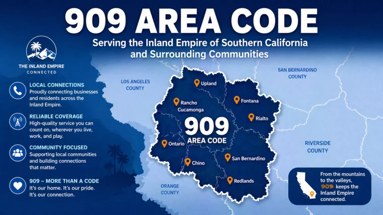 Area code 909