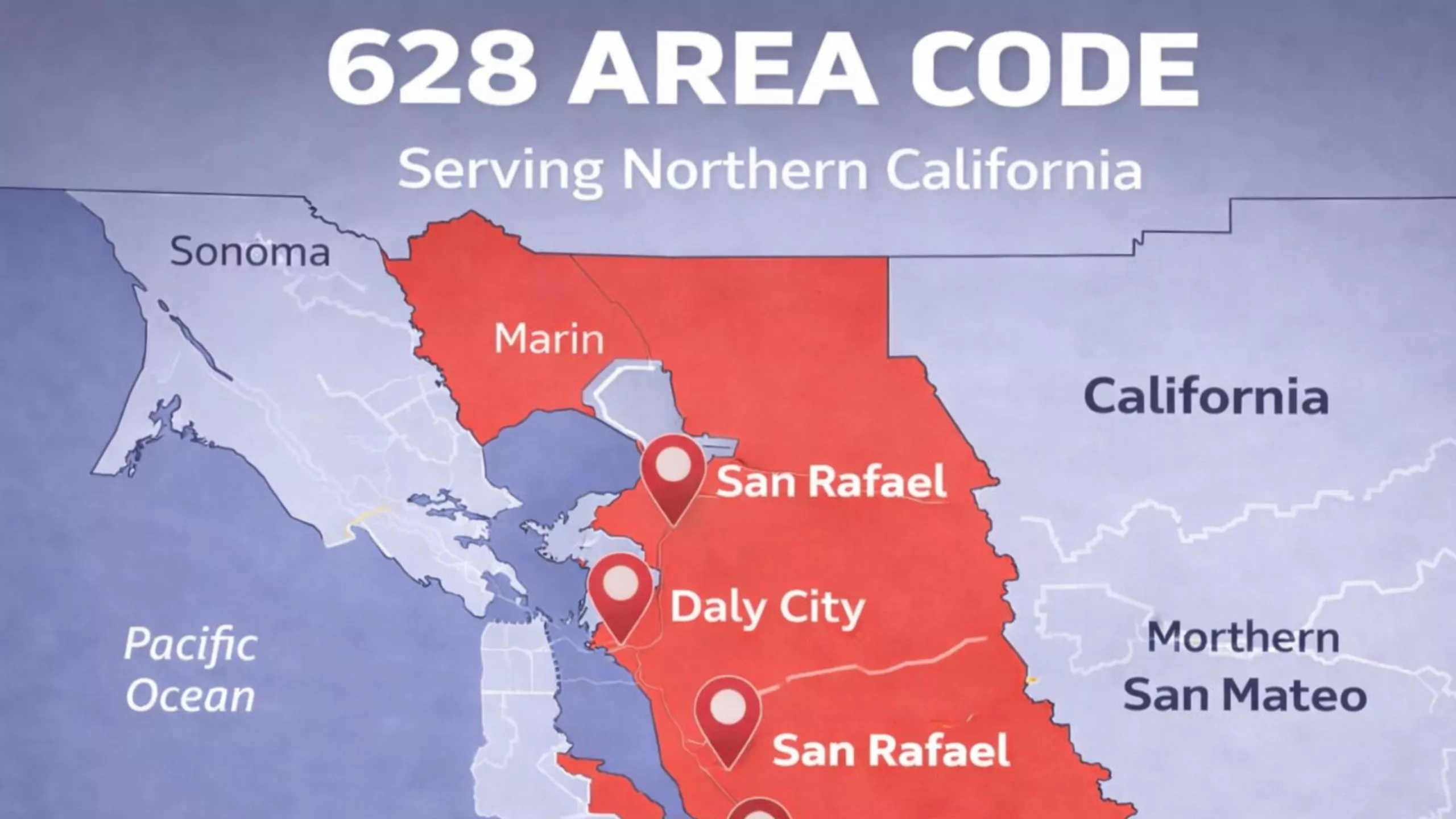 628 Area Code