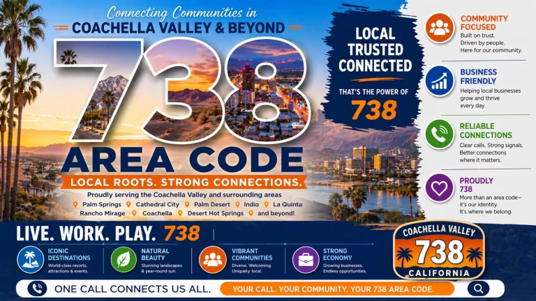 738 Area code