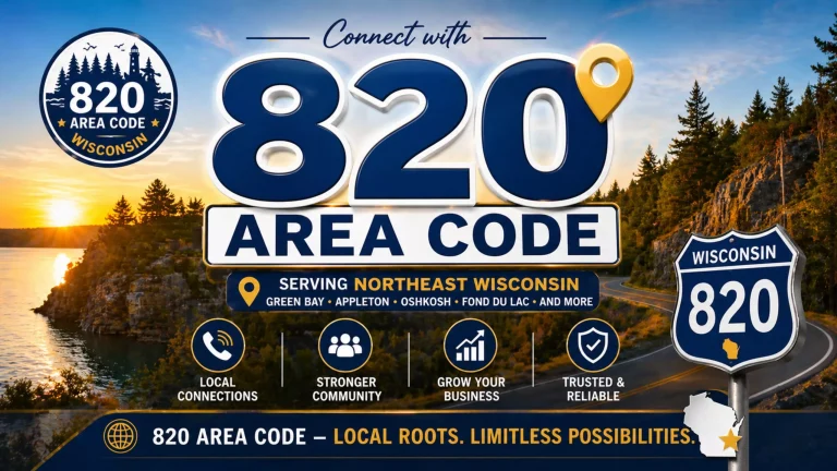 820 area code