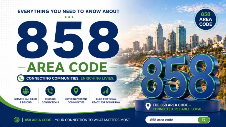 858 Area Code