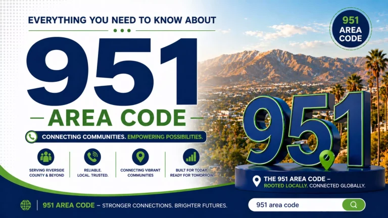 951 area code