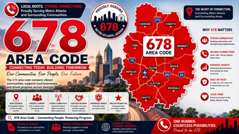 Area code 678