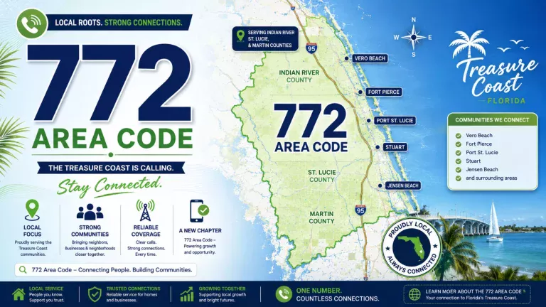Area code 772