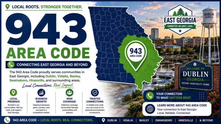 943 area code