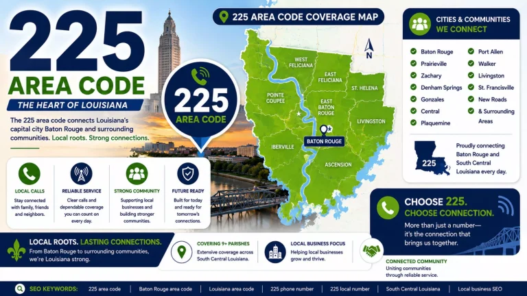 225 Area Code: A Complete Guide to Baton Rouge’s Local Dialing Code