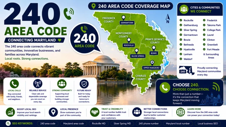 Area code 240