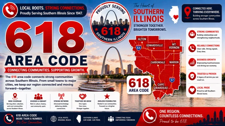 Area code 618