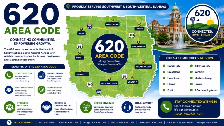 Area code 620