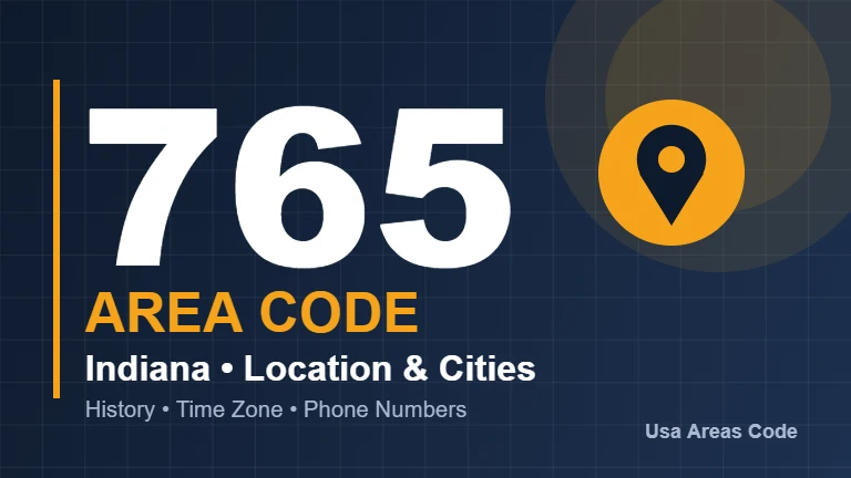 Area code 765
