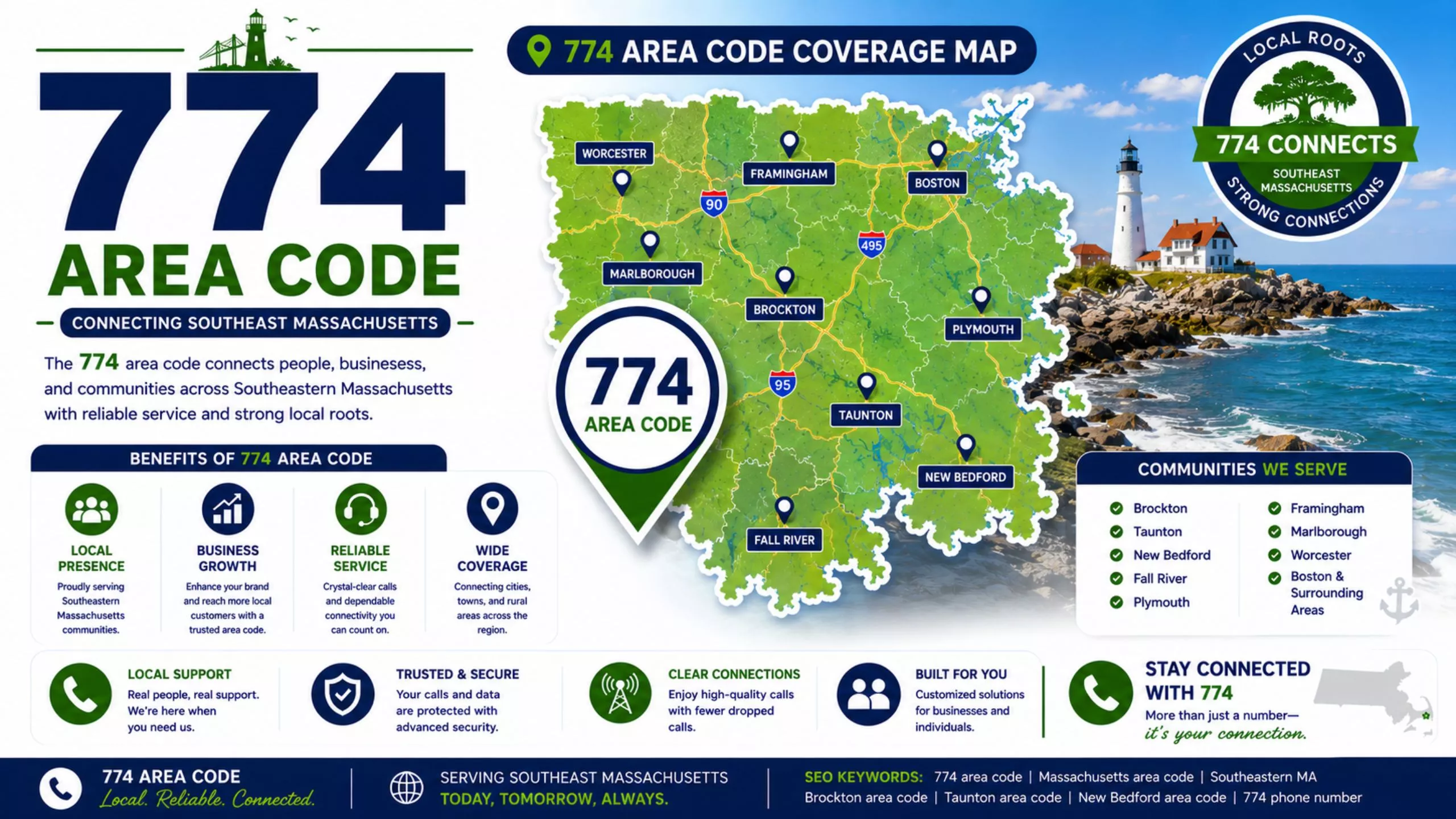 Area code 774