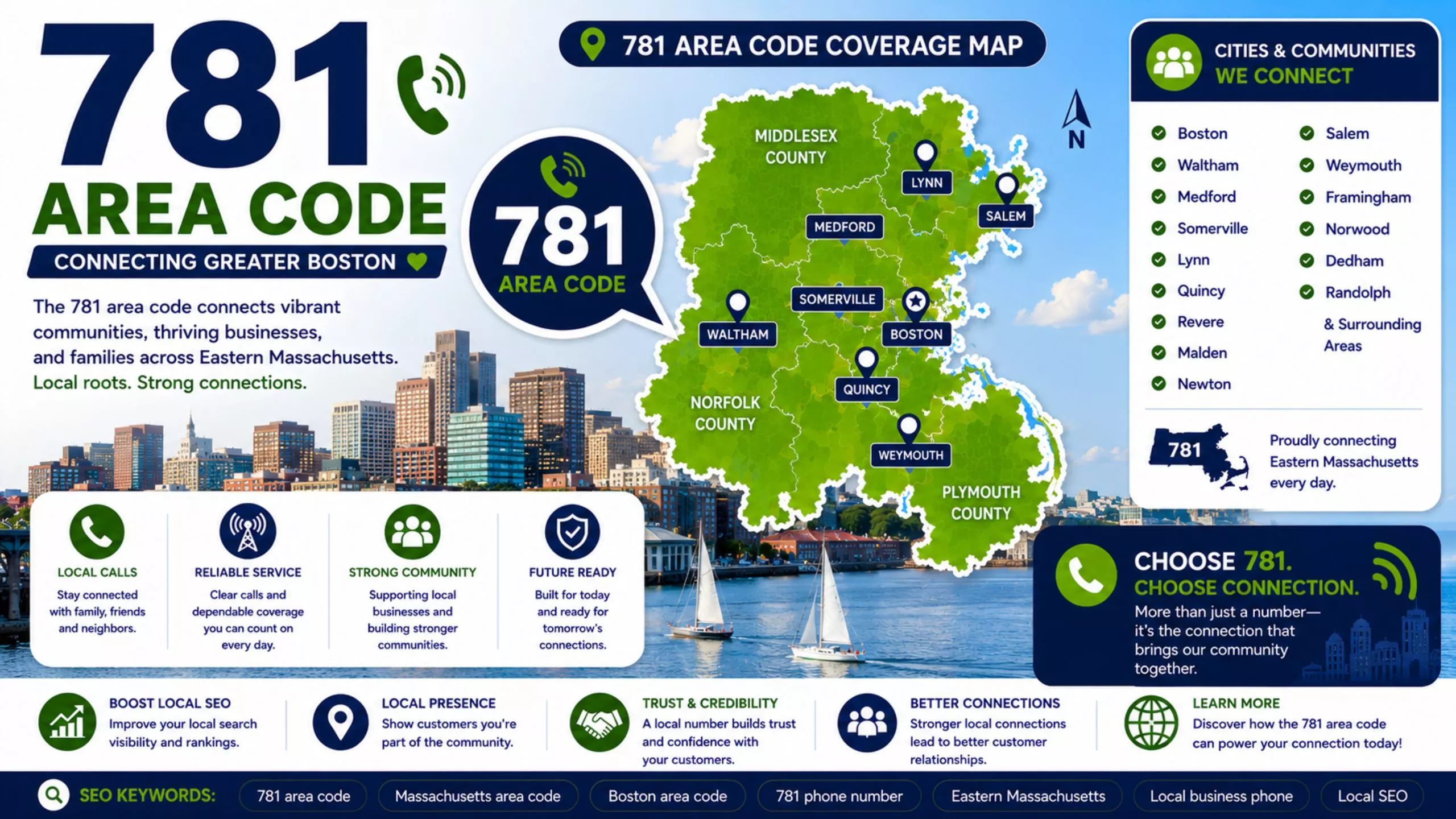 Area code 781