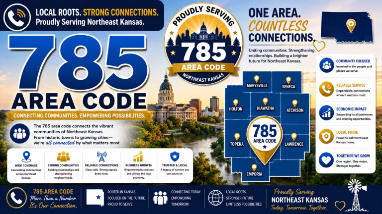 Area code 785