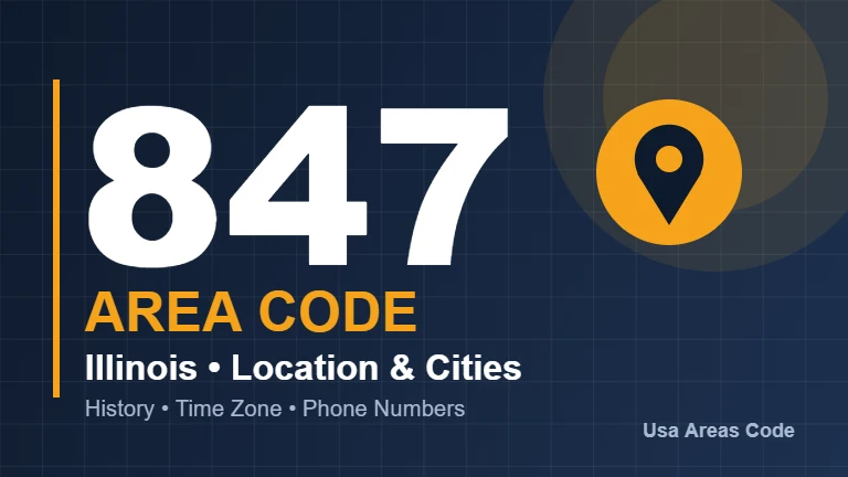 Area code 847