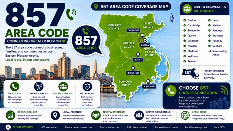 Area code 857