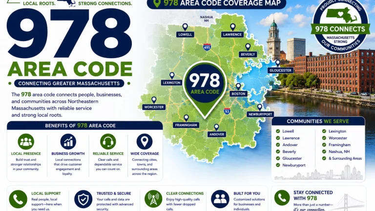 978 Area Code: Complete Guide to Location, Cities, Time Zone & History