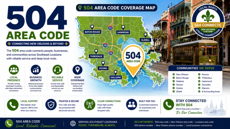 504 area code