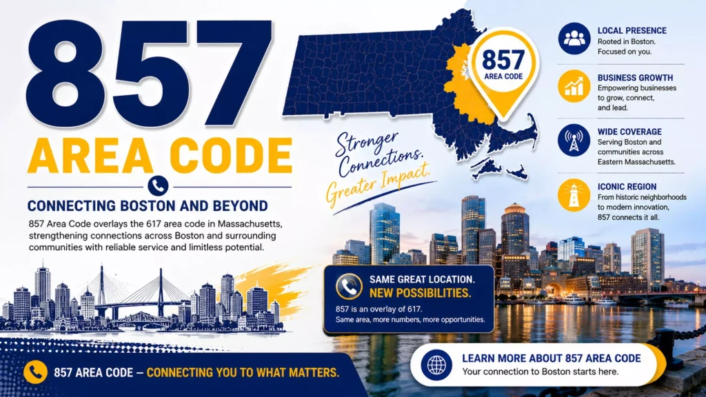 857 area code