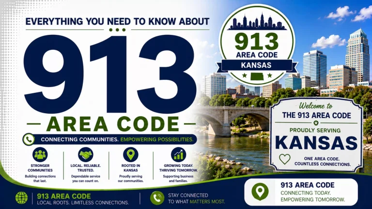 913 area code