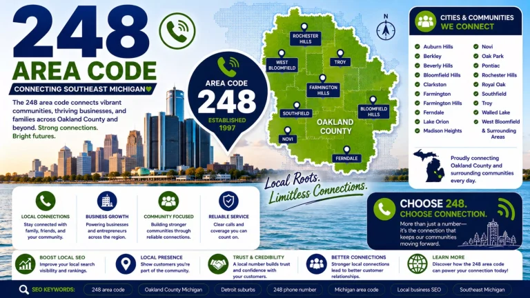 248 Area Code: Complete Guide to Location, Cities, and Everything You Need to Know (2026)