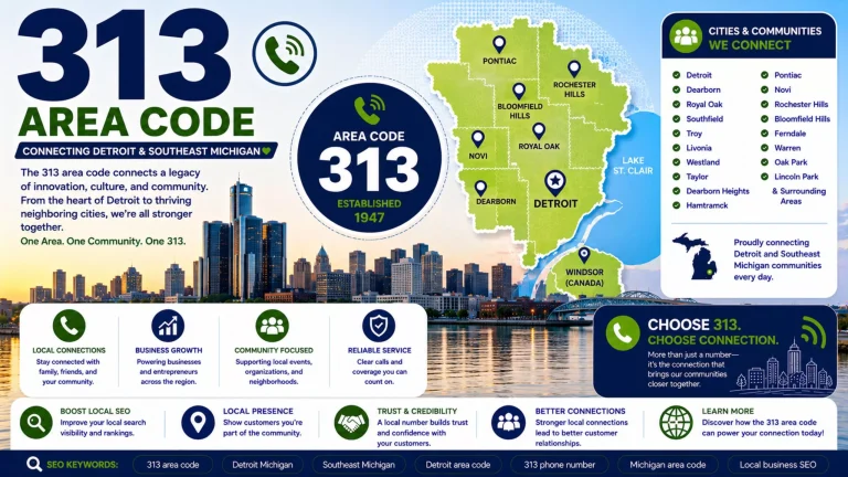 Area code 313
