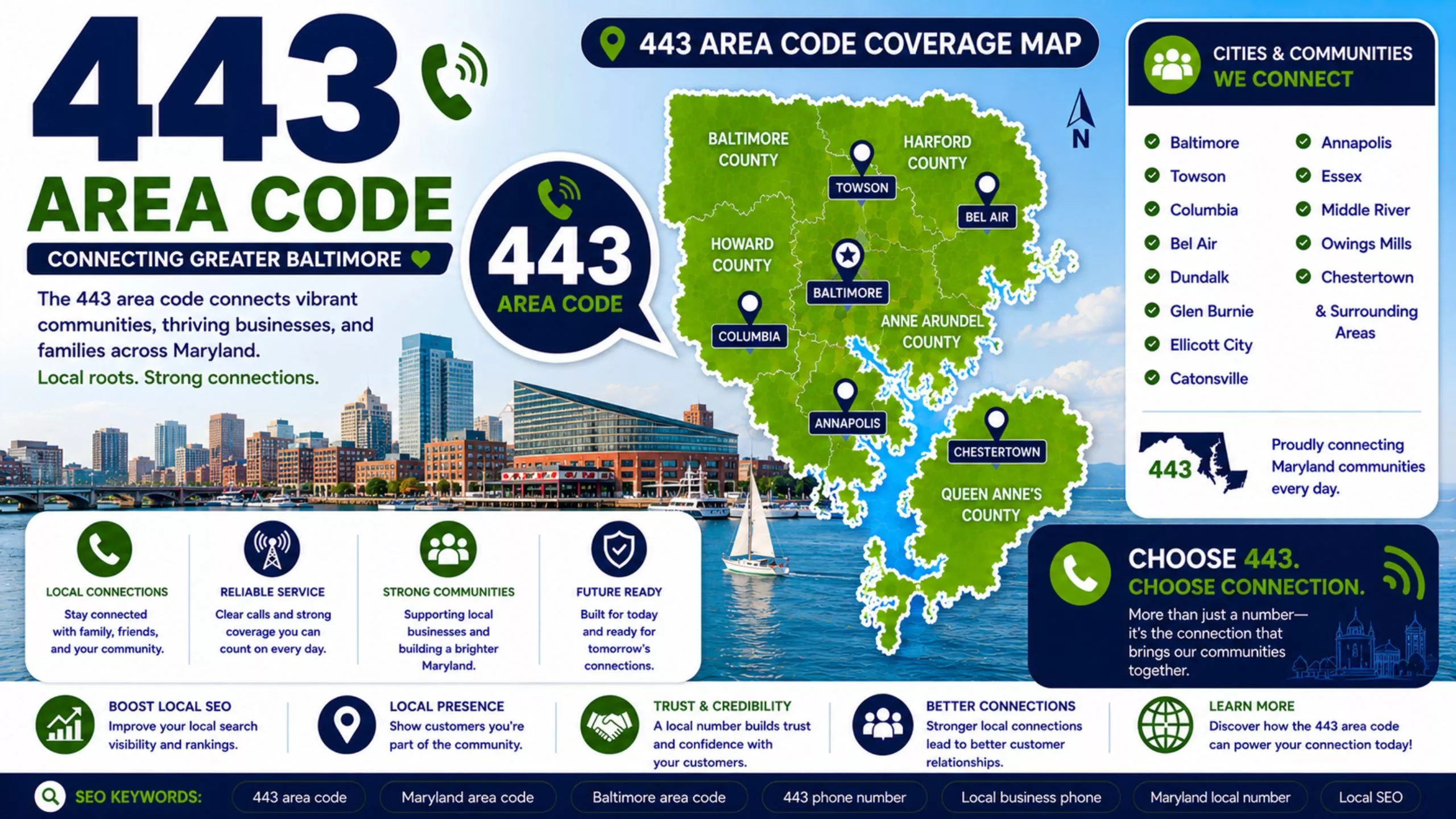 Area code 443
