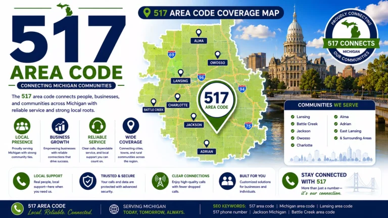 517 Area Code: Complete Guide to Location, Cities, and Phone Numbers (2026)