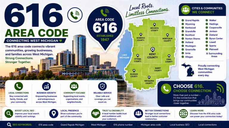 616 area code
