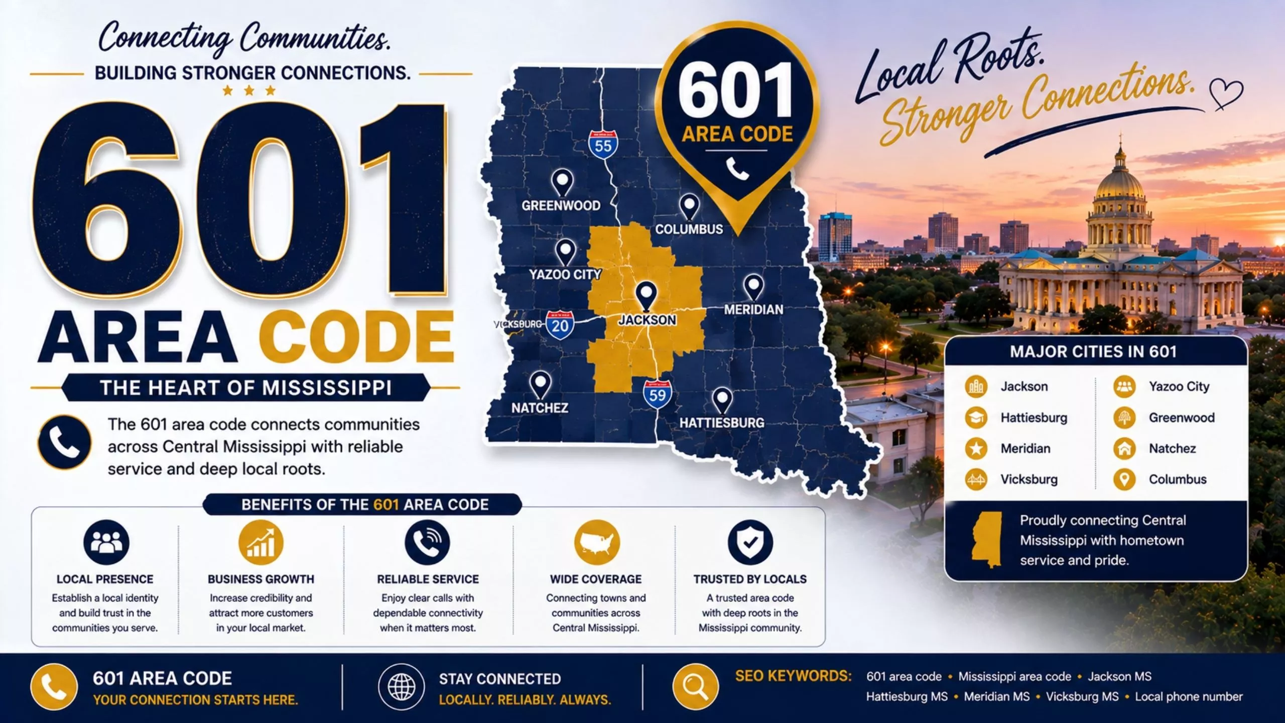 Area code 601