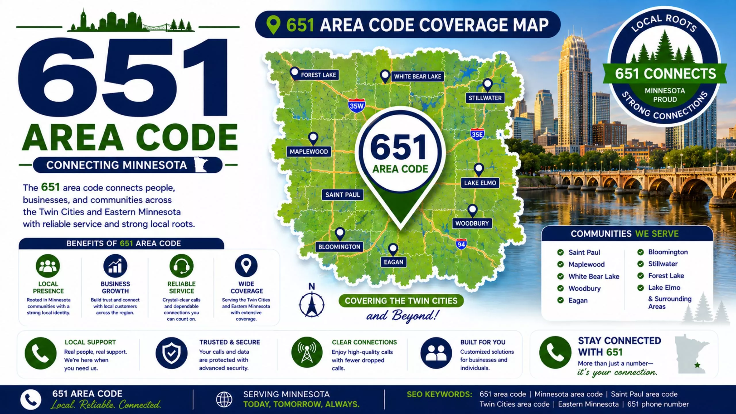 Area code 651