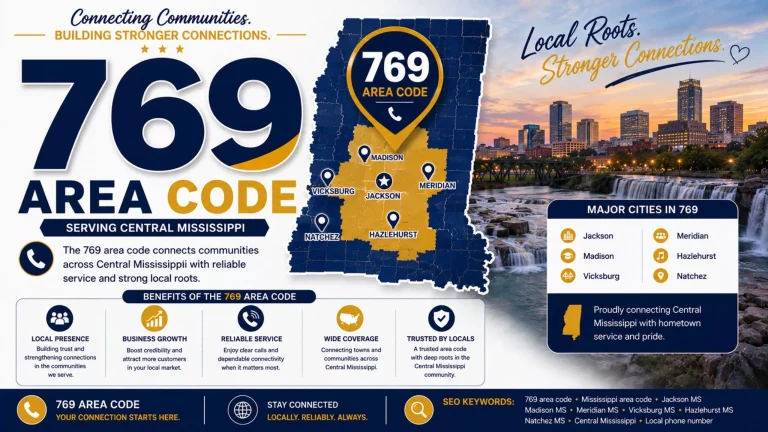 Area code 769