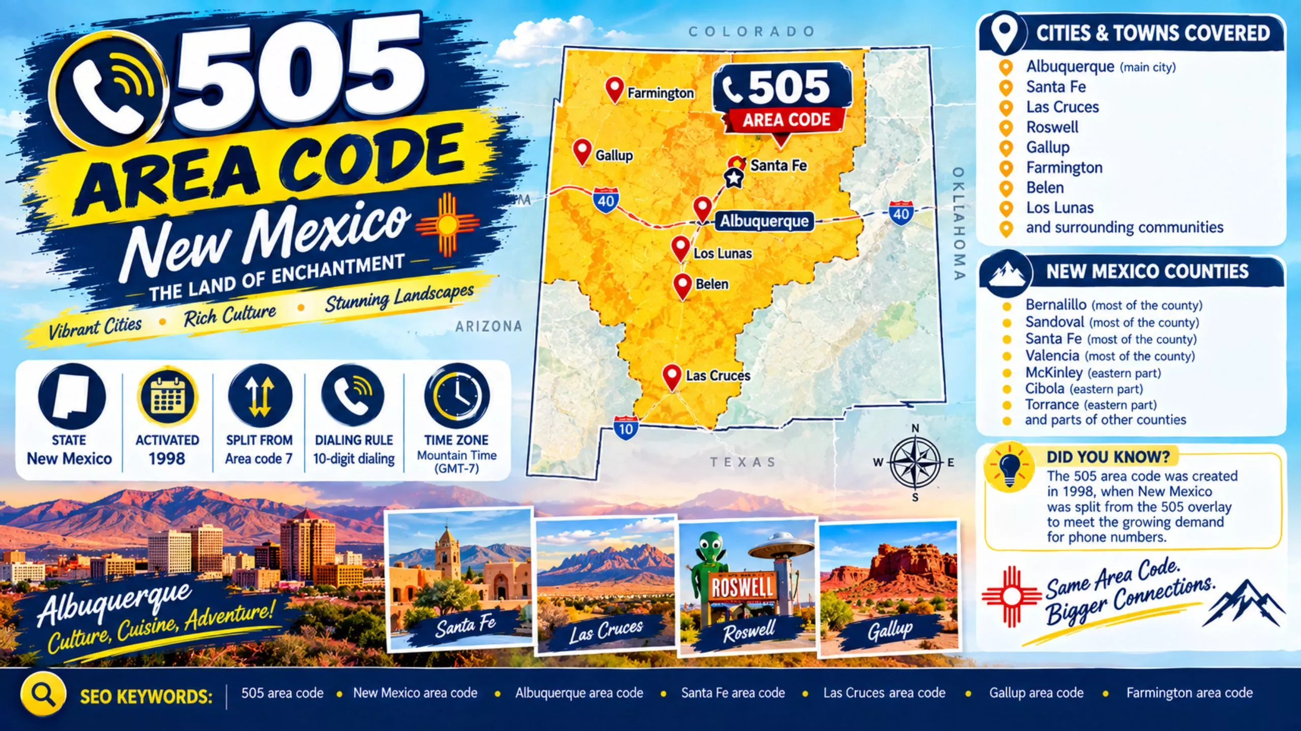 Area code 505