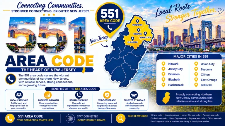 Area code 551
