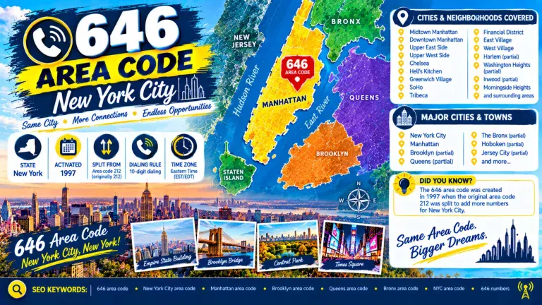 Area code 646
