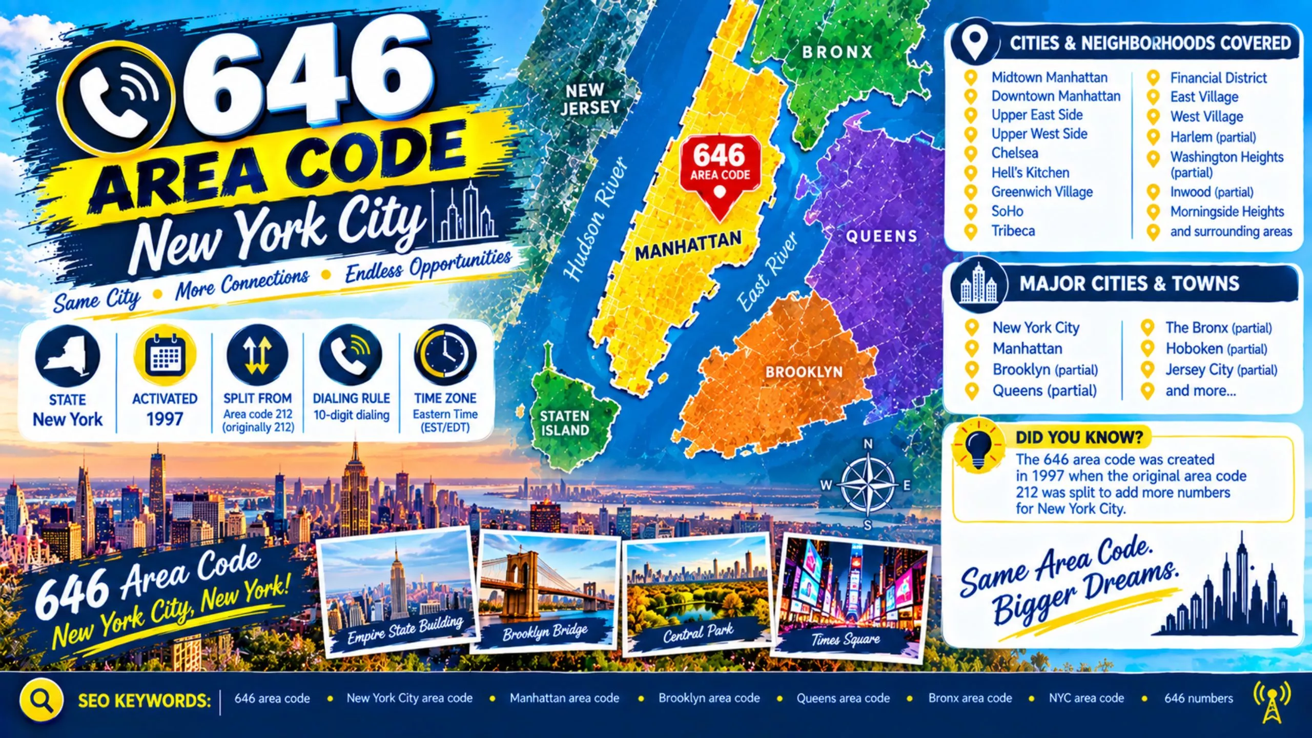 Area code 646