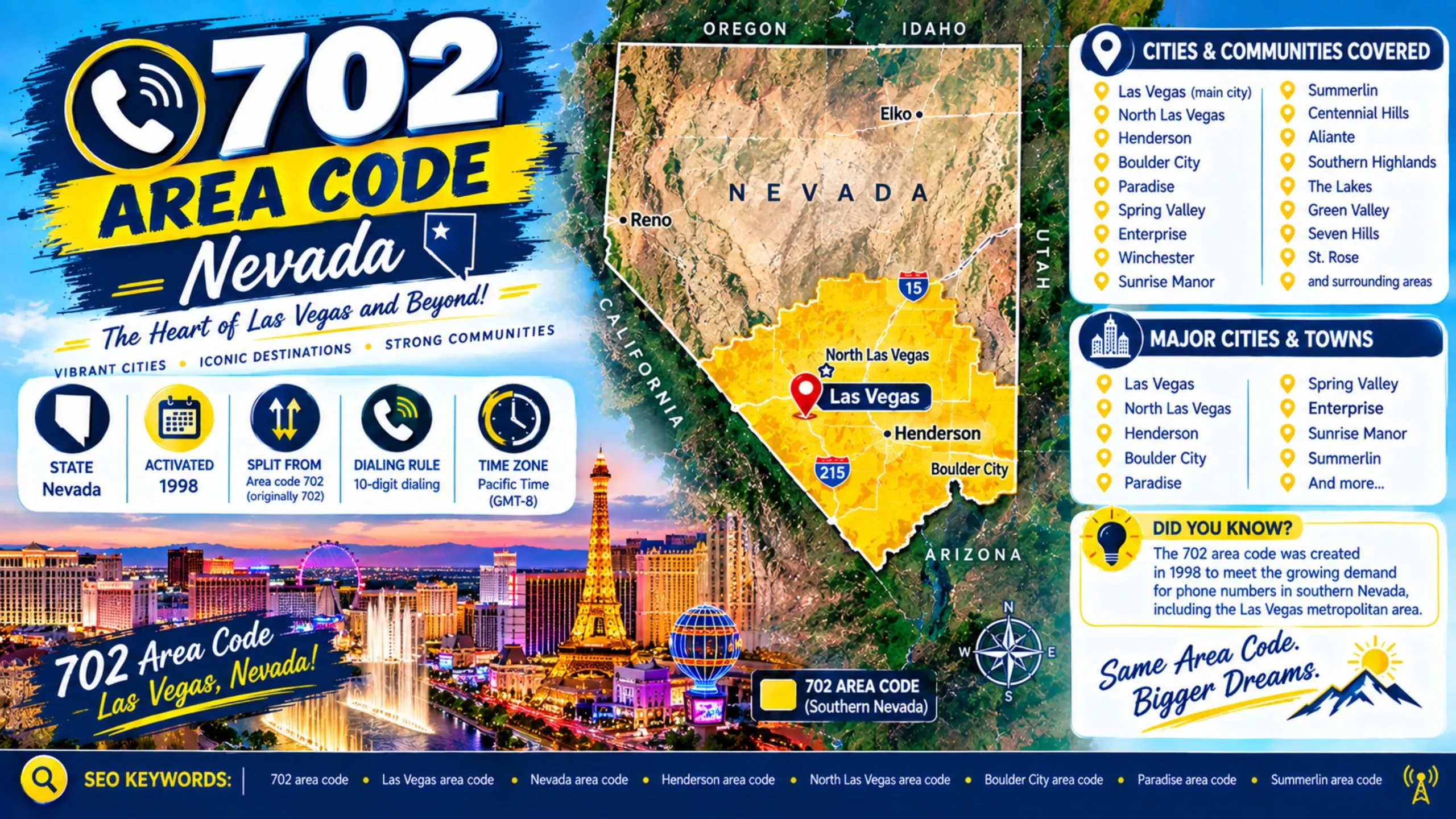 Area code 702