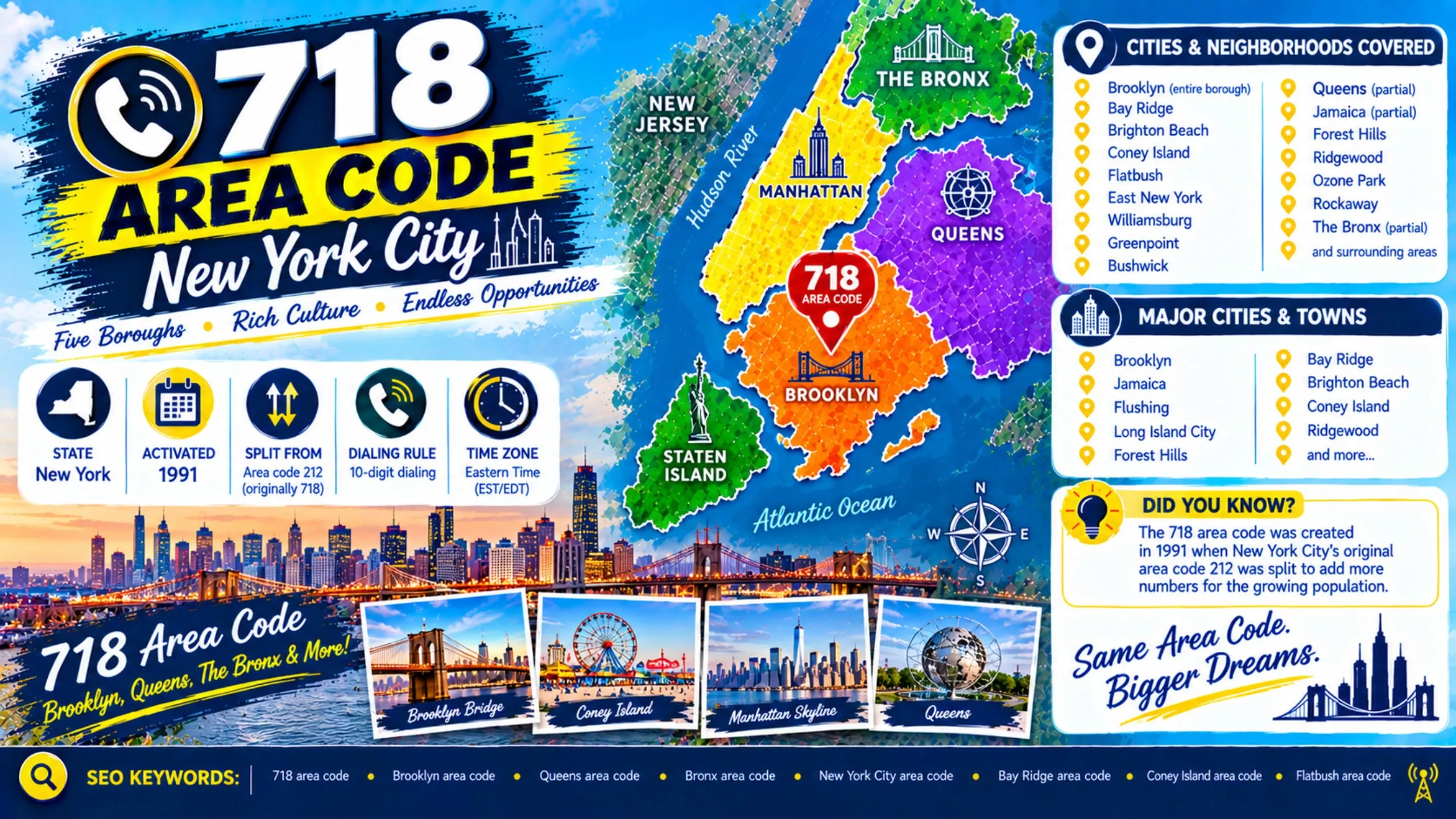 Area code 718