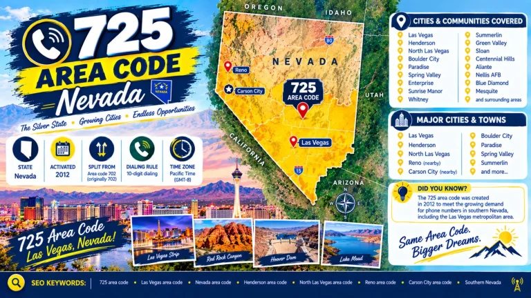 Area code 725