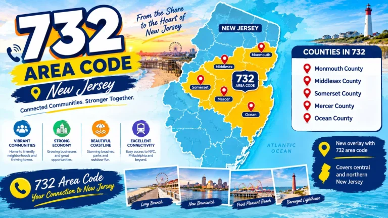 Area code 732