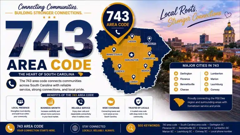 Area code 743