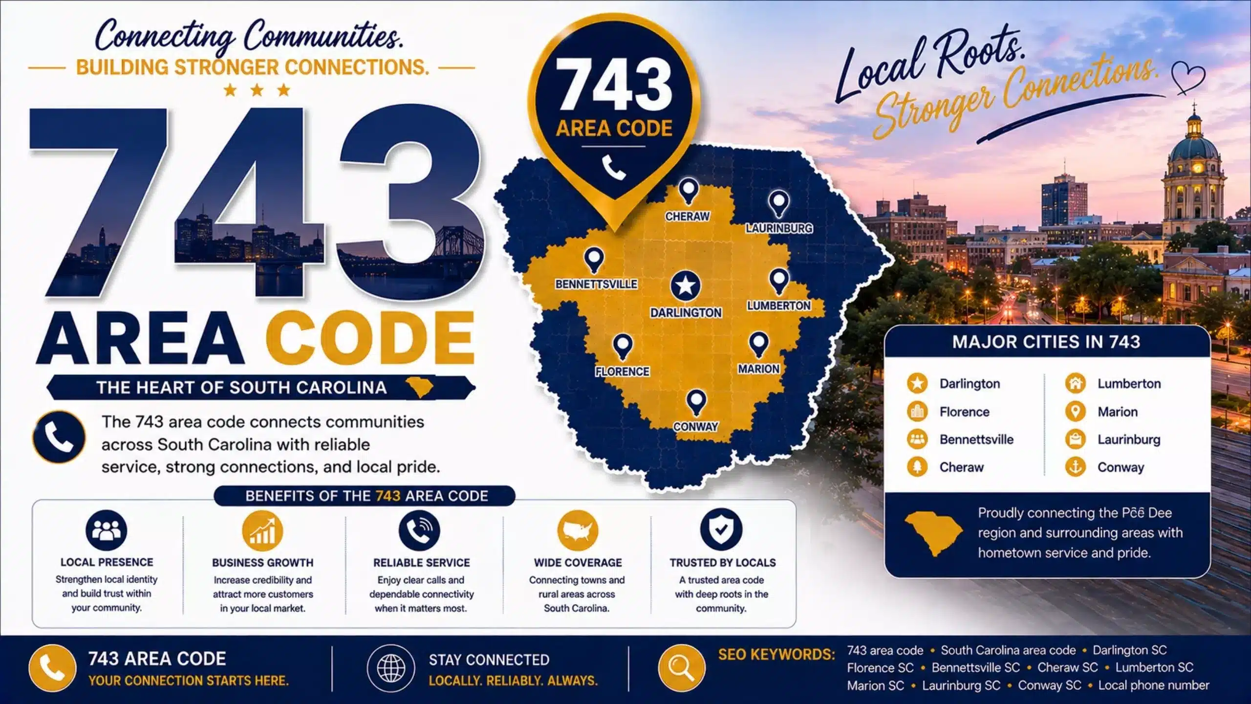Area code 743