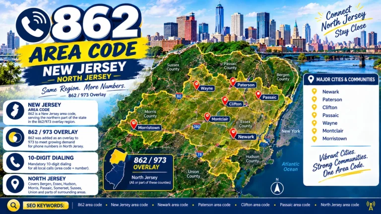 Area code 862