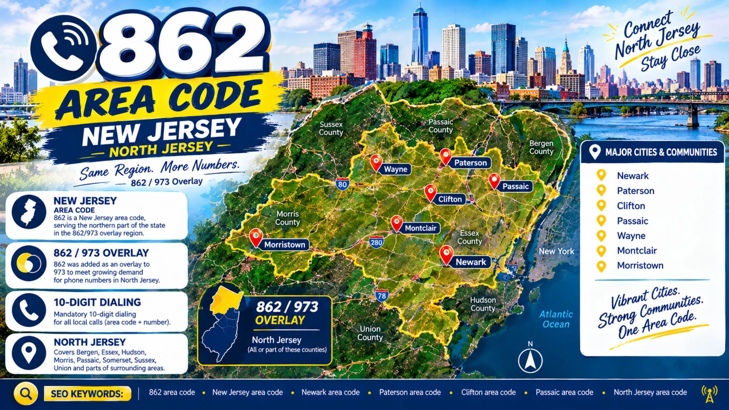 Area code 862