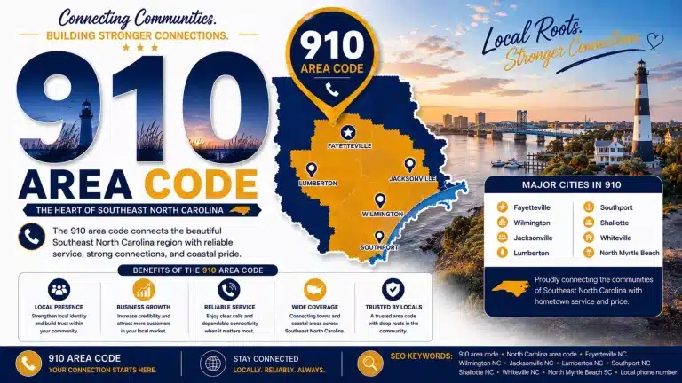 Area code 910