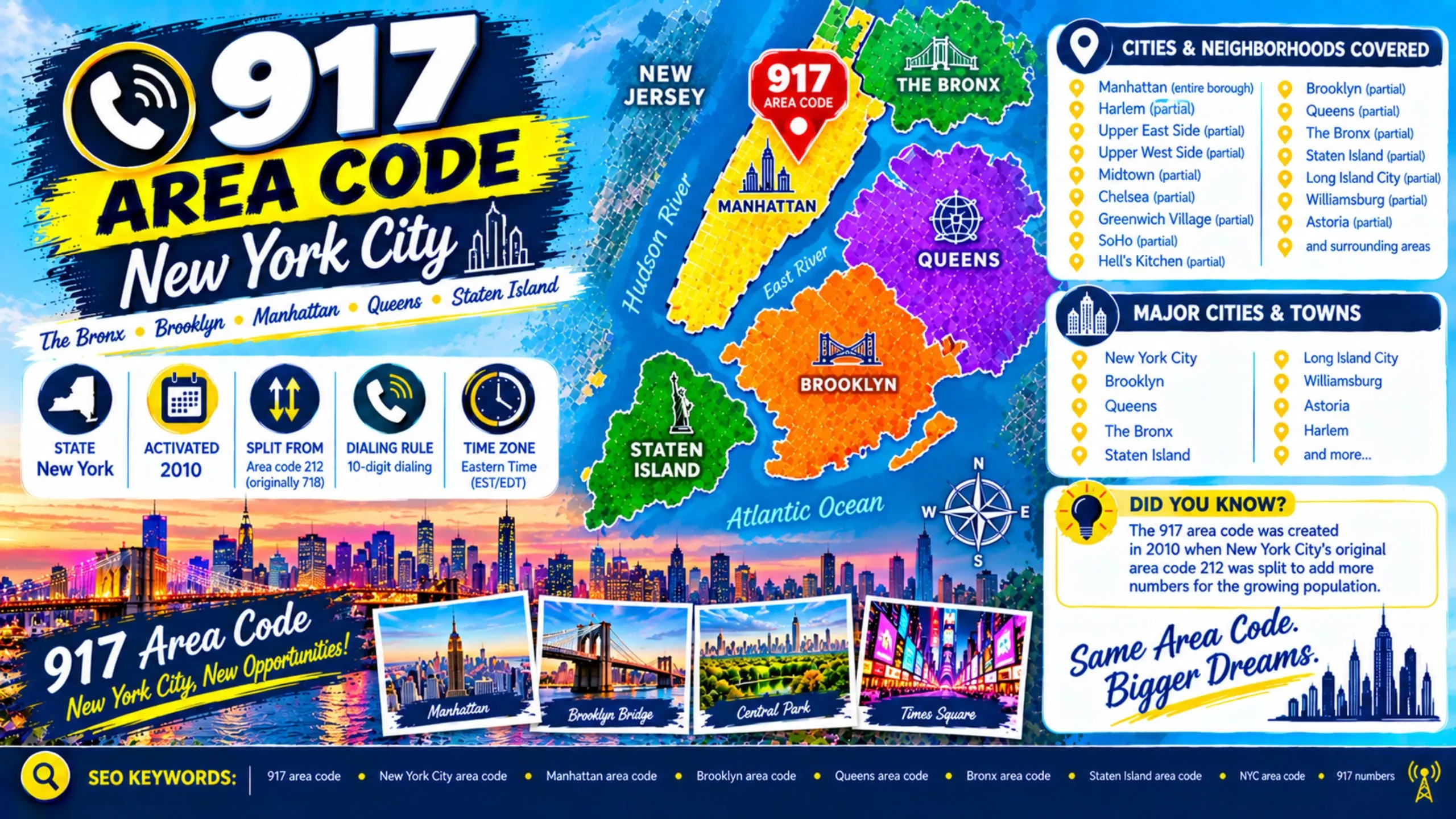 Area code 917