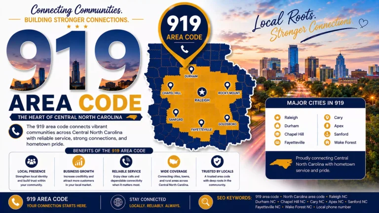 Area code 919