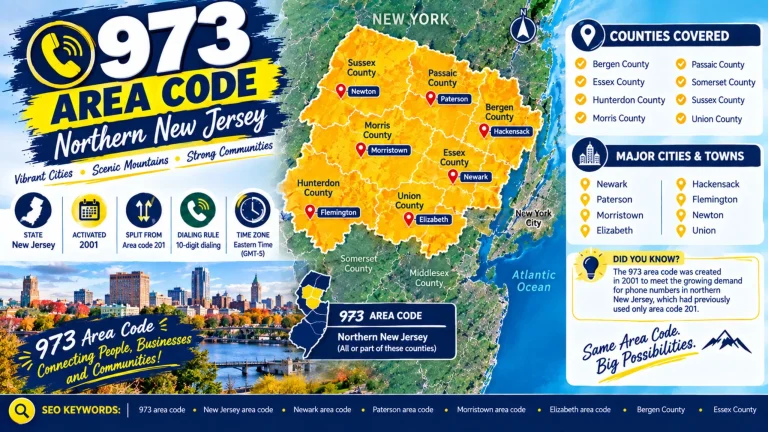 Area code 973
